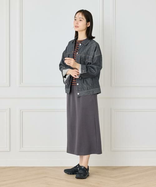 I.T.'S. international / イッツインターナショナル ロング・マキシ丈スカート | ブークレーダンボールイージースカート | 詳細9