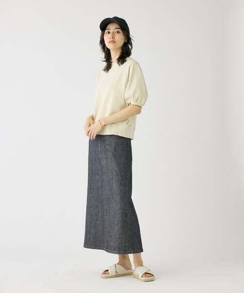 I.T.'S. international / イッツインターナショナル デニムスカート | ポケットワークストレートスカート《SUVIN DENIM》 | 詳細3