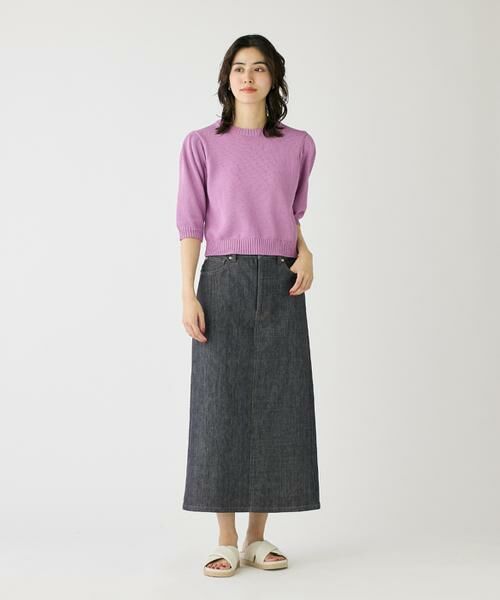 I.T.'S. international / イッツインターナショナル デニムスカート | ポケットワークストレートスカート《SUVIN DENIM》 | 詳細4