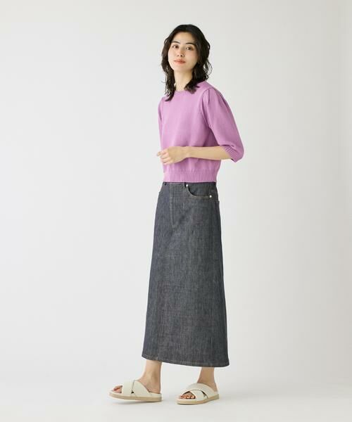 I.T.'S. international / イッツインターナショナル デニムスカート | ポケットワークストレートスカート《SUVIN DENIM》 | 詳細17