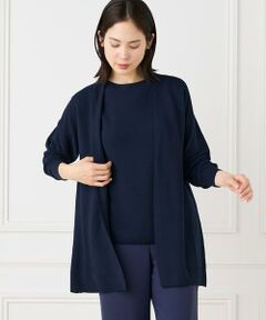 I.T.'S. international / イッツインターナショナル カーディガン・ボレロ | 大人艶ニットカーディガン《Cuoo》