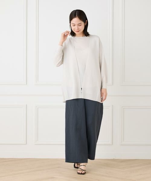 I.T.'S. international / イッツインターナショナル カーディガン・ボレロ | 大人艶ニットカーディガン《Cuoo》 | 詳細25