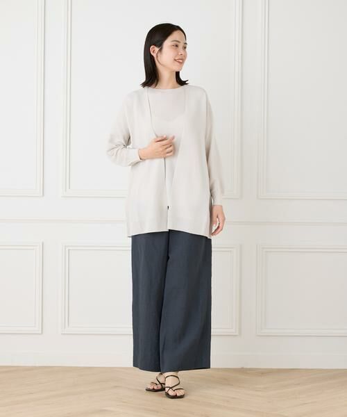 I.T.'S. international / イッツインターナショナル カーディガン・ボレロ | 大人艶ニットカーディガン《Cuoo》 | 詳細24