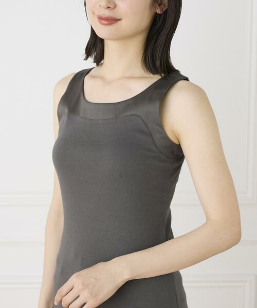 I.T.'S. international / イッツインターナショナル タンクトップ | サテン切り替えタンクトップ《スビン綿MIXフライス》 | 詳細20