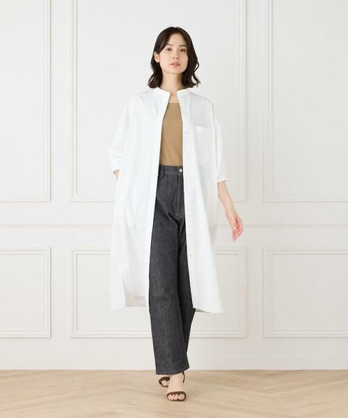 I.T.'S. international / イッツインターナショナル タンクトップ | サテン切り替えタンクトップ《スビン綿MIXフライス》 | 詳細18