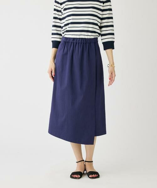 I.T.'S. international / イッツインターナショナル ミニ・ひざ丈スカート | ラップデザインスカート | 詳細11