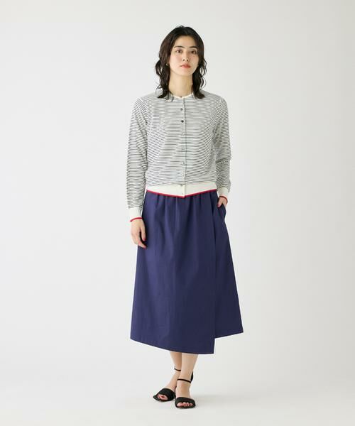 I.T.'S. international / イッツインターナショナル ミニ・ひざ丈スカート | ラップデザインスカート | 詳細15