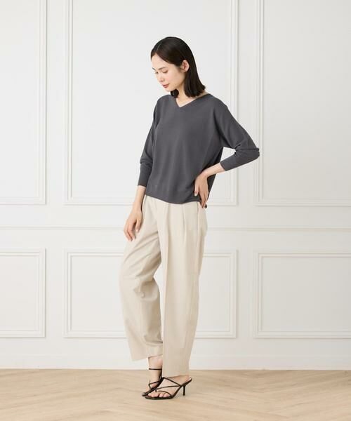 I.T.'S. international / イッツインターナショナル ニット・セーター | ホールガーメントVネックニット《Cuoo》 | 詳細6