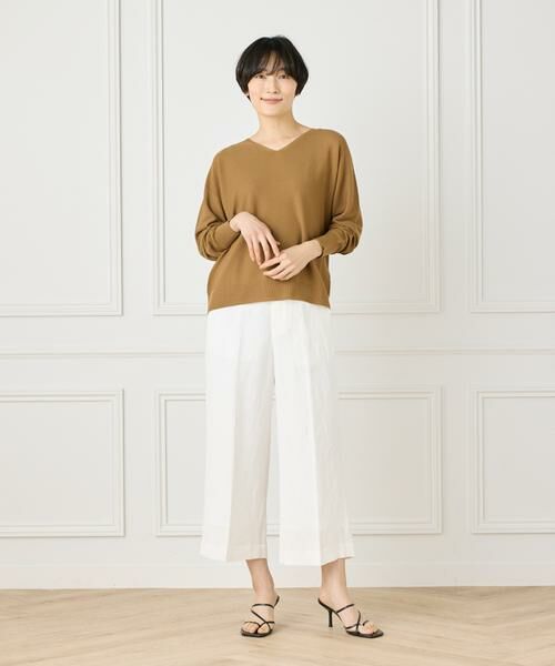 I.T.'S. international / イッツインターナショナル ニット・セーター | ホールガーメントVネックニット《Cuoo》 | 詳細29