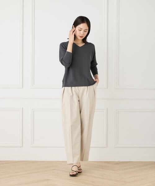 I.T.'S. international / イッツインターナショナル ニット・セーター | ホールガーメントVネックニット《Cuoo》 | 詳細20