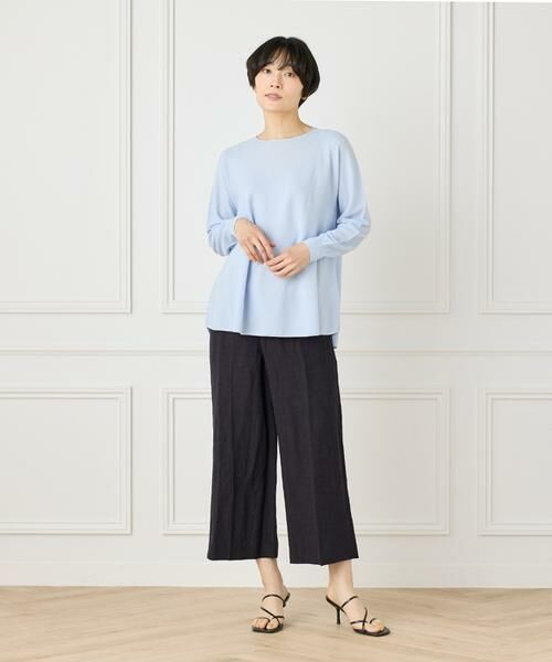 I.T.'S. international / イッツインターナショナル ニット・セーター | ホールガーメントクルーネックニット《Cuoo》 | 詳細16