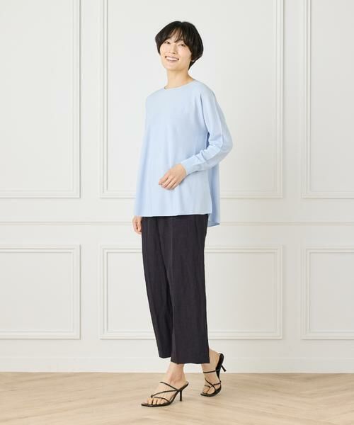 I.T.'S. international / イッツインターナショナル ニット・セーター | ホールガーメントクルーネックニット《Cuoo》 | 詳細17