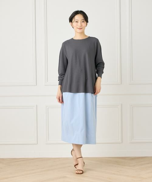 I.T.'S. international / イッツインターナショナル ニット・セーター | ホールガーメントクルーネックニット《Cuoo》 | 詳細13