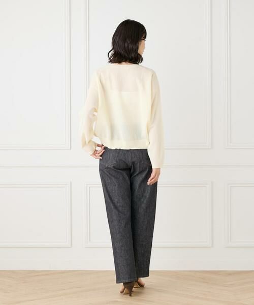 I.T.'S. international / イッツインターナショナル ニット・セーター | ダブルフェイスシアーニット | 詳細4