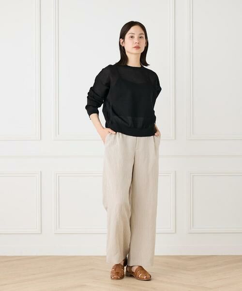 I.T.'S. international / イッツインターナショナル ニット・セーター | ダブルフェイスシアーニット | 詳細6