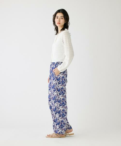 I.T.'S. international / イッツインターナショナル カーディガン・ボレロ | 透かし柄クルーネックカーディガン | 詳細7