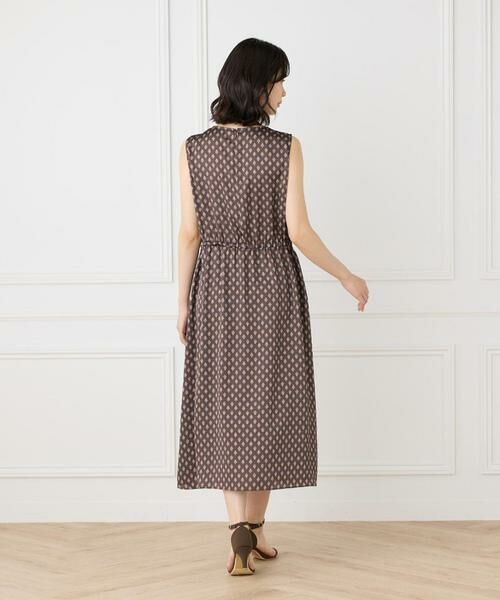 I.T.'S. international / イッツインターナショナル ミニ丈・ひざ丈ワンピース | ノースリーブギャザーワンピース | 詳細5