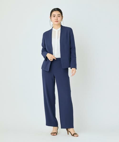 I.T.'S. international / イッツインターナショナル ノーカラージャケット | バックサテンノーカラージャケット | 詳細17