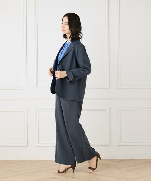 I.T.'S. international / イッツインターナショナル テーラードジャケット | テンセルリネンジャケット | 詳細3