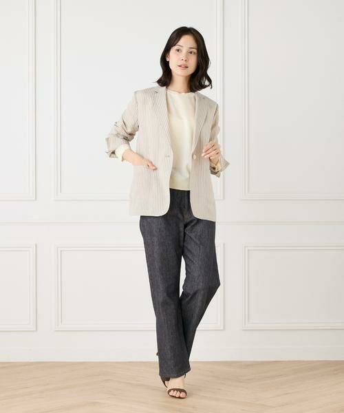 I.T.'S. international / イッツインターナショナル テーラードジャケット | テンセルリネンジャケット | 詳細5