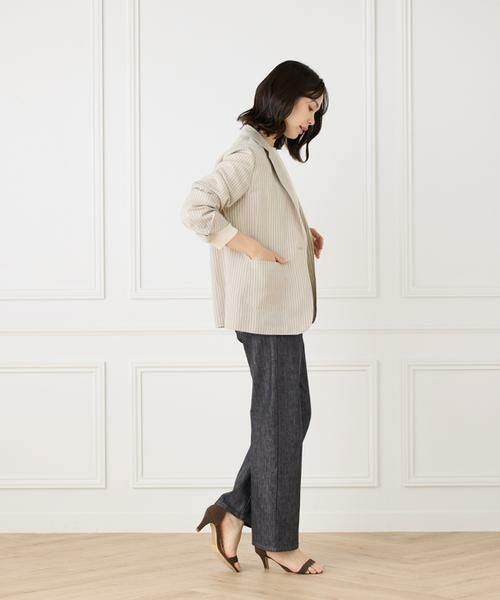 I.T.'S. international / イッツインターナショナル テーラードジャケット | テンセルリネンジャケット | 詳細6