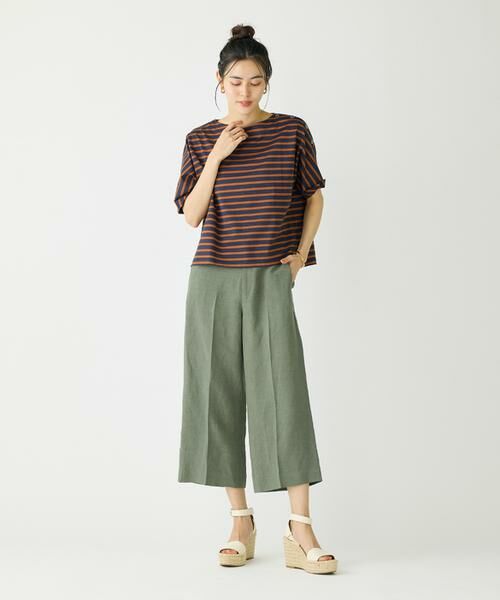 I.T.'S. international / イッツインターナショナル ショート・ハーフ・半端丈パンツ | ワイドクロップドパンツ | 詳細6