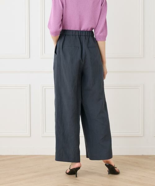I.T.'S. international / イッツインターナショナル スラックス・ドレスパンツ | テンセルリネンセミワイドパンツ | 詳細28