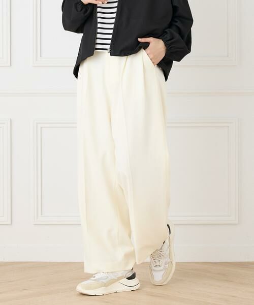 I.T.'S. international / イッツインターナショナル その他パンツ | タックワイドパンツ | 詳細1