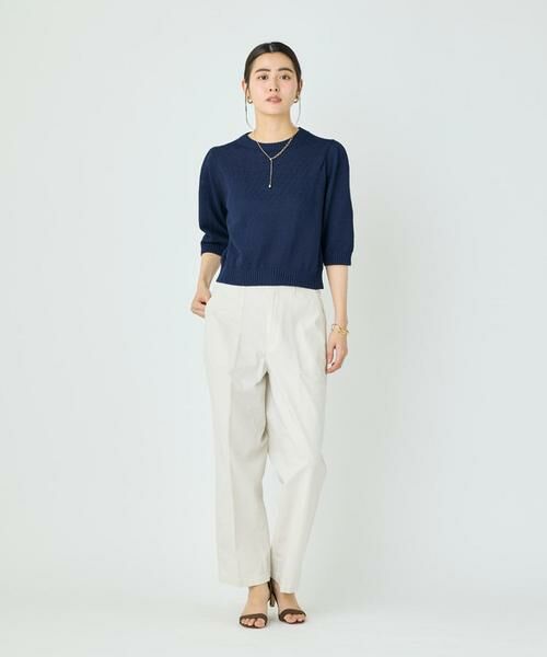 I.T.'S. international / イッツインターナショナル ニット・セーター | 5分袖ボリュームニットプルオーバー | 詳細9