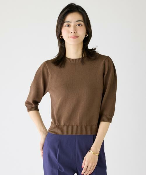 I.T.'S. international / イッツインターナショナル ニット・セーター | 5分袖ボリュームニットプルオーバー | 詳細13