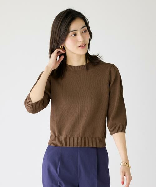 I.T.'S. international / イッツインターナショナル ニット・セーター | 5分袖ボリュームニットプルオーバー | 詳細24