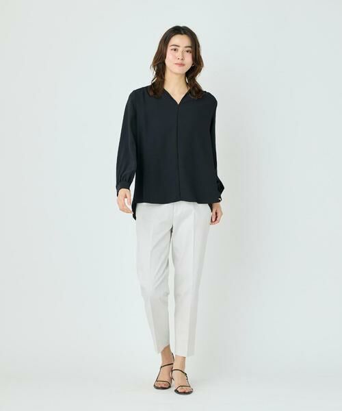 I.T.'S. international / イッツインターナショナル シャツ・ブラウス | バックサテンスタンドカラーブラウス | 詳細24