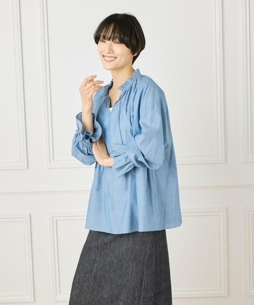 I.T.'S. international / イッツインターナショナル シャツ・ブラウス | フリルカラーギャザーブラウス | 詳細12