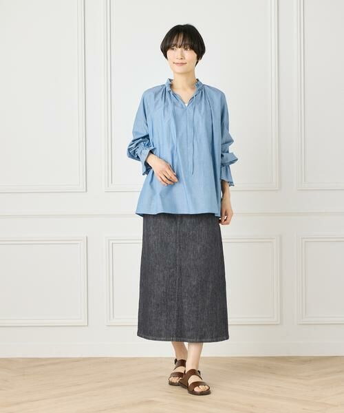 I.T.'S. international / イッツインターナショナル シャツ・ブラウス | フリルカラーギャザーブラウス | 詳細3