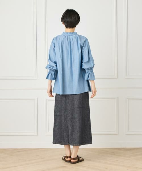 I.T.'S. international / イッツインターナショナル シャツ・ブラウス | フリルカラーギャザーブラウス | 詳細5