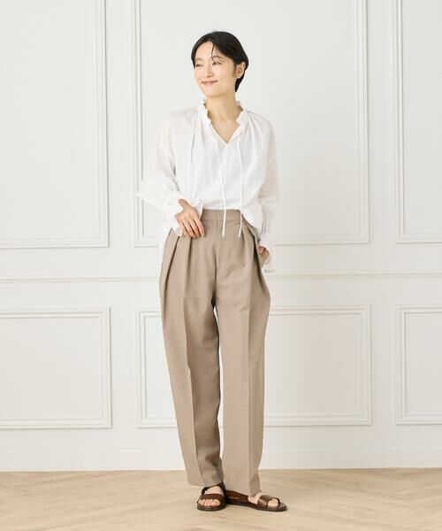 I.T.'S. international / イッツインターナショナル シャツ・ブラウス | フリルカラーギャザーブラウス | 詳細6