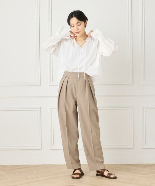 I.T.'S. international / イッツインターナショナル シャツ・ブラウス | フリルカラーギャザーブラウス | 詳細7