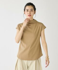 I.T.'S. international / イッツインターナショナル キャミソール・チューブトップ | ボトルネックカットソー《スビン綿MIXフライス》