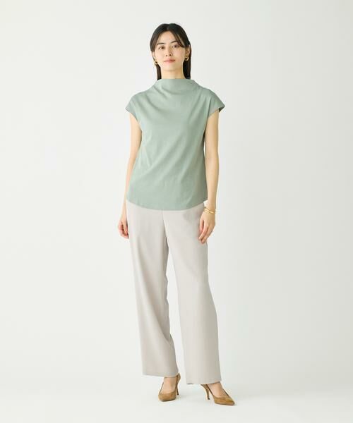 I.T.'S. international / イッツインターナショナル キャミソール・チューブトップ | ボトルネックカットソー《スビン綿MIXフライス》 | 詳細7