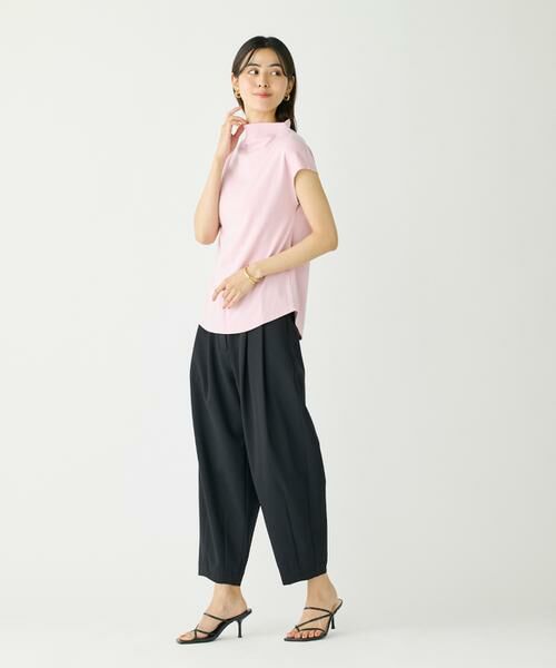 I.T.'S. international / イッツインターナショナル キャミソール・チューブトップ | ボトルネックカットソー《スビン綿MIXフライス》 | 詳細21