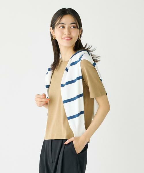 I.T.'S. international / イッツインターナショナル Tシャツ | クルーネックTシャツ《スビン綿MIXフライス》 | 詳細1