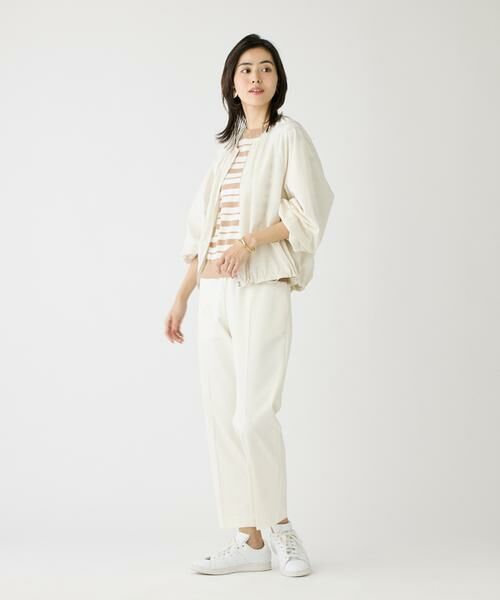 I.T.'S. international / イッツインターナショナル ニット・セーター | 5分袖ボーダークルーネックプルオーバー | 詳細27