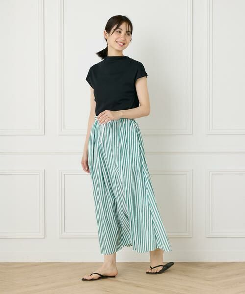 I.T.'S. international / イッツインターナショナル ロング・マキシ丈スカート | ドローコードギャザースカート | 詳細11