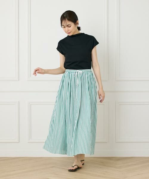 I.T.'S. international / イッツインターナショナル ロング・マキシ丈スカート | ドローコードギャザースカート | 詳細22