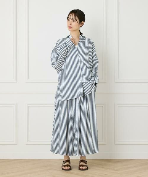 I.T.'S. international / イッツインターナショナル ロング・マキシ丈スカート | ドローコードギャザースカート | 詳細18