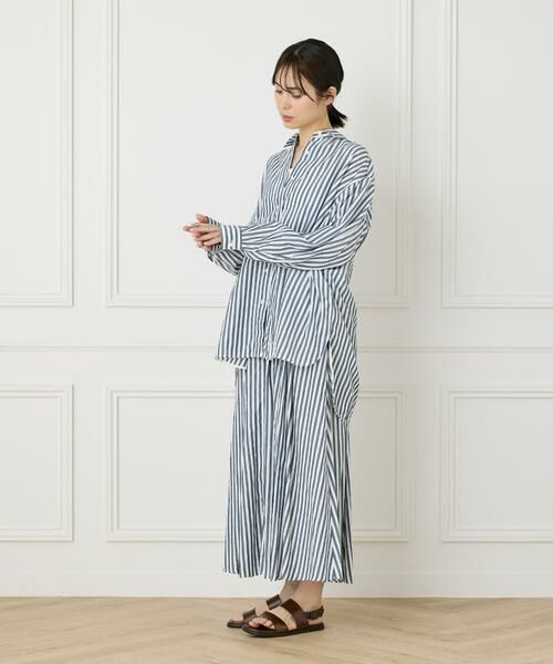 I.T.'S. international / イッツインターナショナル ロング・マキシ丈スカート | ドローコードギャザースカート | 詳細20