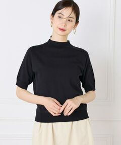 I.T.'S. international / イッツインターナショナル ニット・セーター | ハイネック5分袖ニット