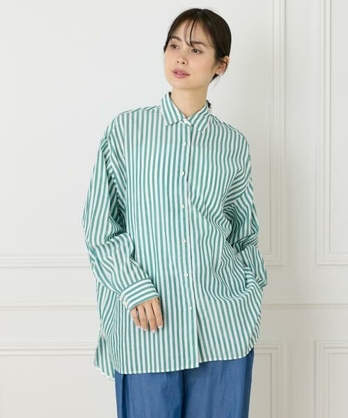 I.T.'S. international / イッツインターナショナル シャツ・ブラウス | ストライプオーバーサイズシャツ | 詳細13