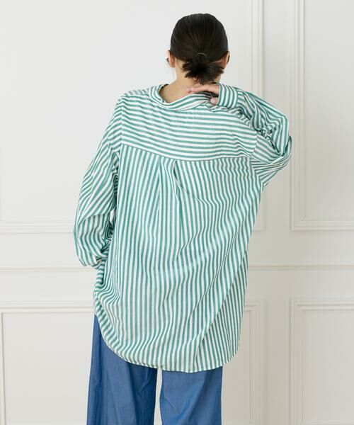 I.T.'S. international / イッツインターナショナル シャツ・ブラウス | ストライプオーバーサイズシャツ | 詳細15