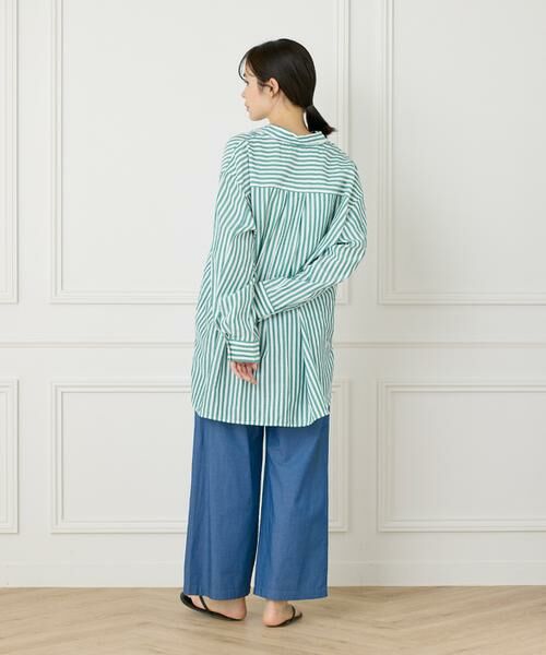 I.T.'S. international / イッツインターナショナル シャツ・ブラウス | ストライプオーバーサイズシャツ | 詳細5